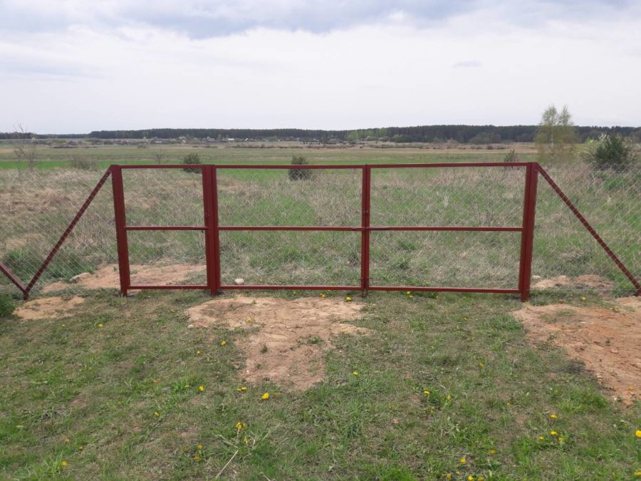 Забор из сетки рабицы 280м с воротами и калиткой фото6 в Жезказгане