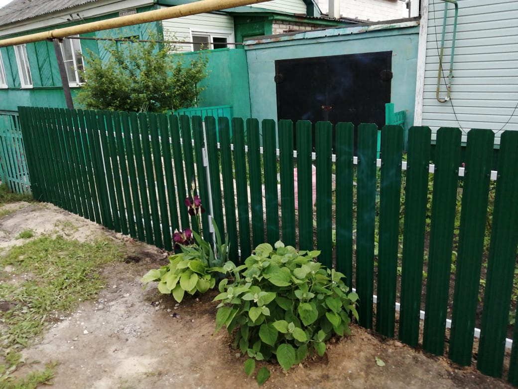 Комбинированный забор 25м штакетник и профлист, ворота, калитка фото8 в Жезказгане