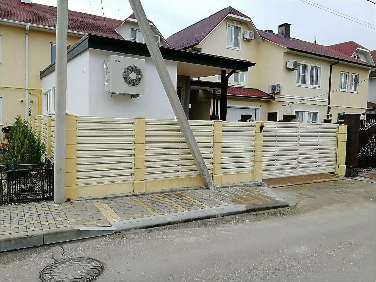 забор из штакетника 70м фото4 в Жезказгане