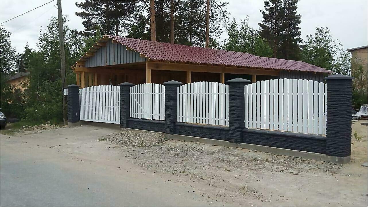 забор из штакетника 85м фото1 в Жезказгане