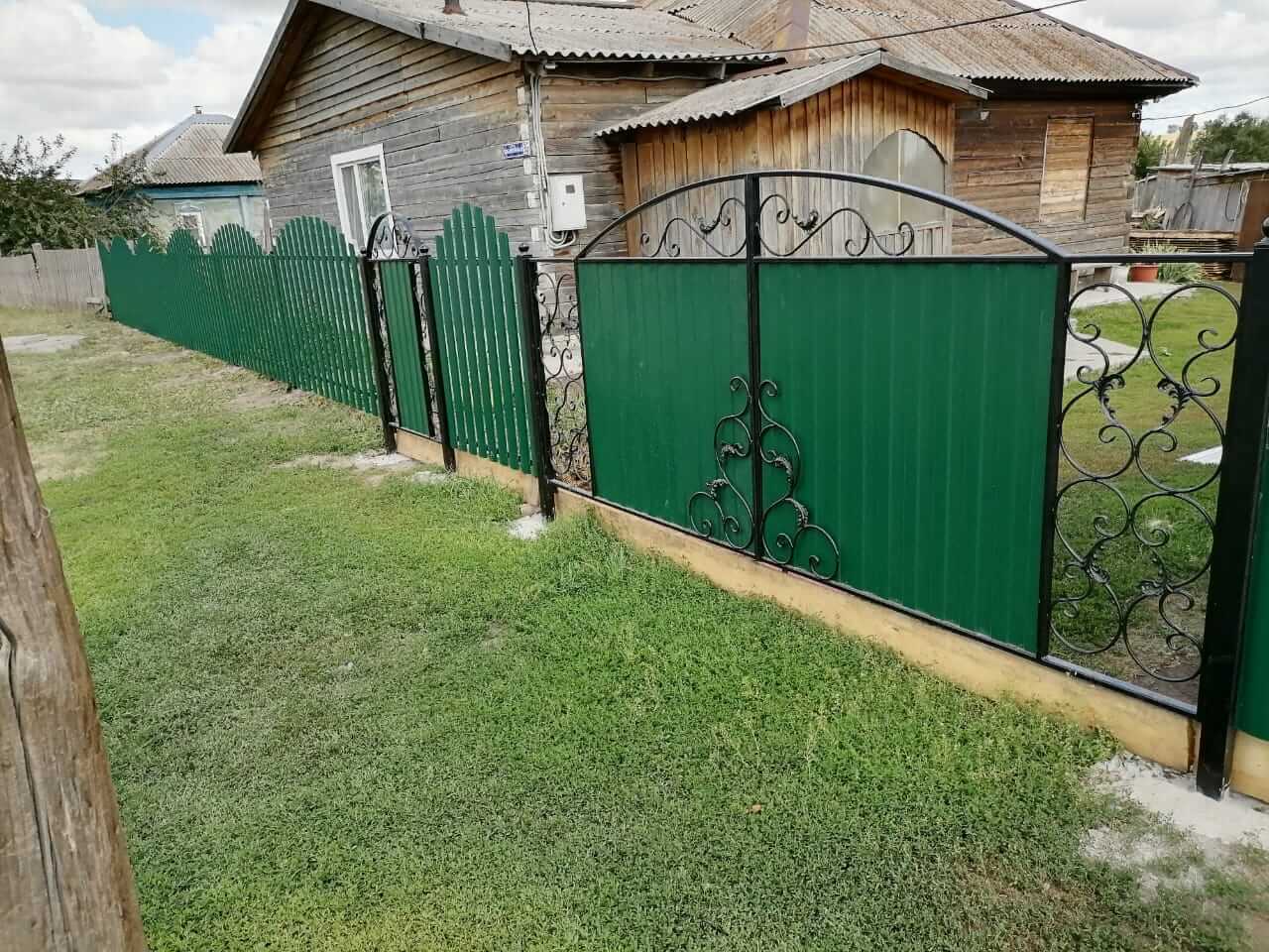 забор из штакетника Зеленый Мох фото5 в Жезказгане