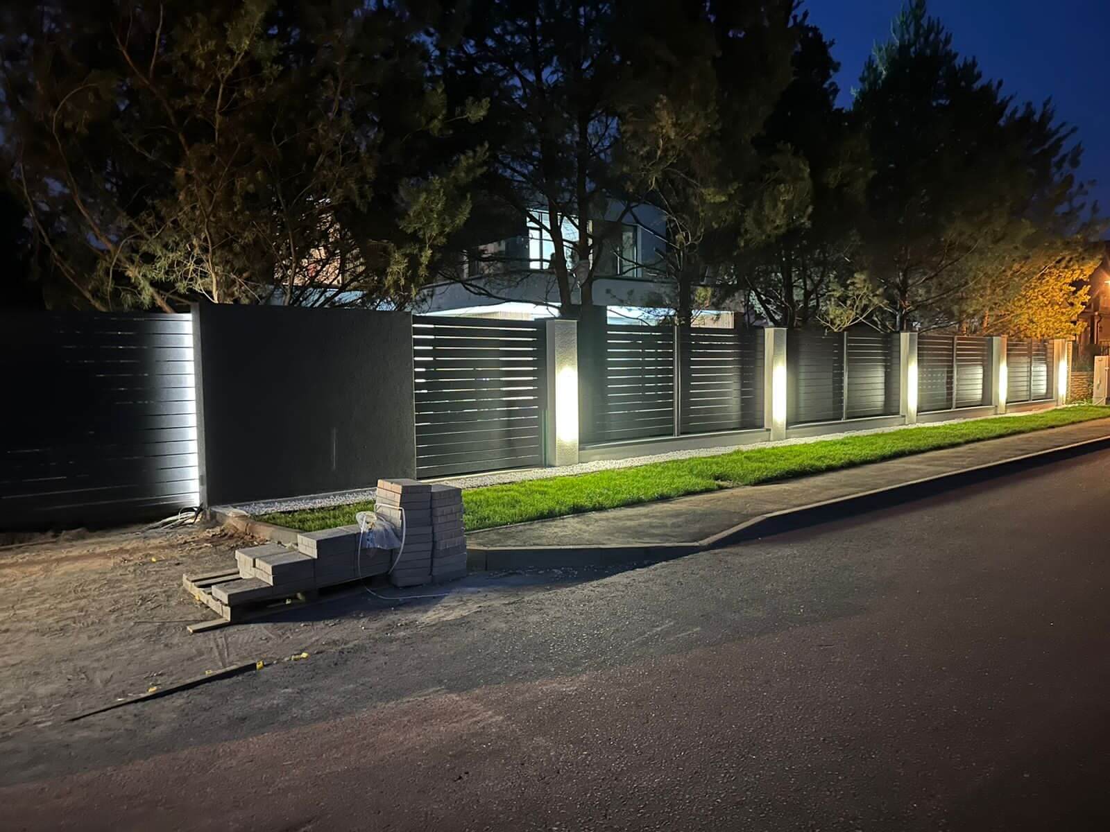 Забор-ранчо из металлопланкена 36м RAL7024 Серый Графит фото 11 в Жезказгане