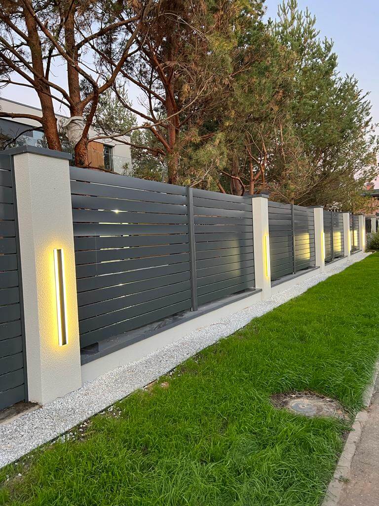 Забор-ранчо из металлопланкена 36м RAL7024 Серый Графит фото 13 в Жезказгане