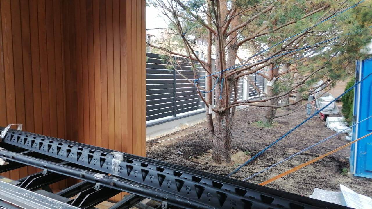 Забор-ранчо из металлопланкена 36м RAL7024 Серый Графит фото 2 в Жезказгане
