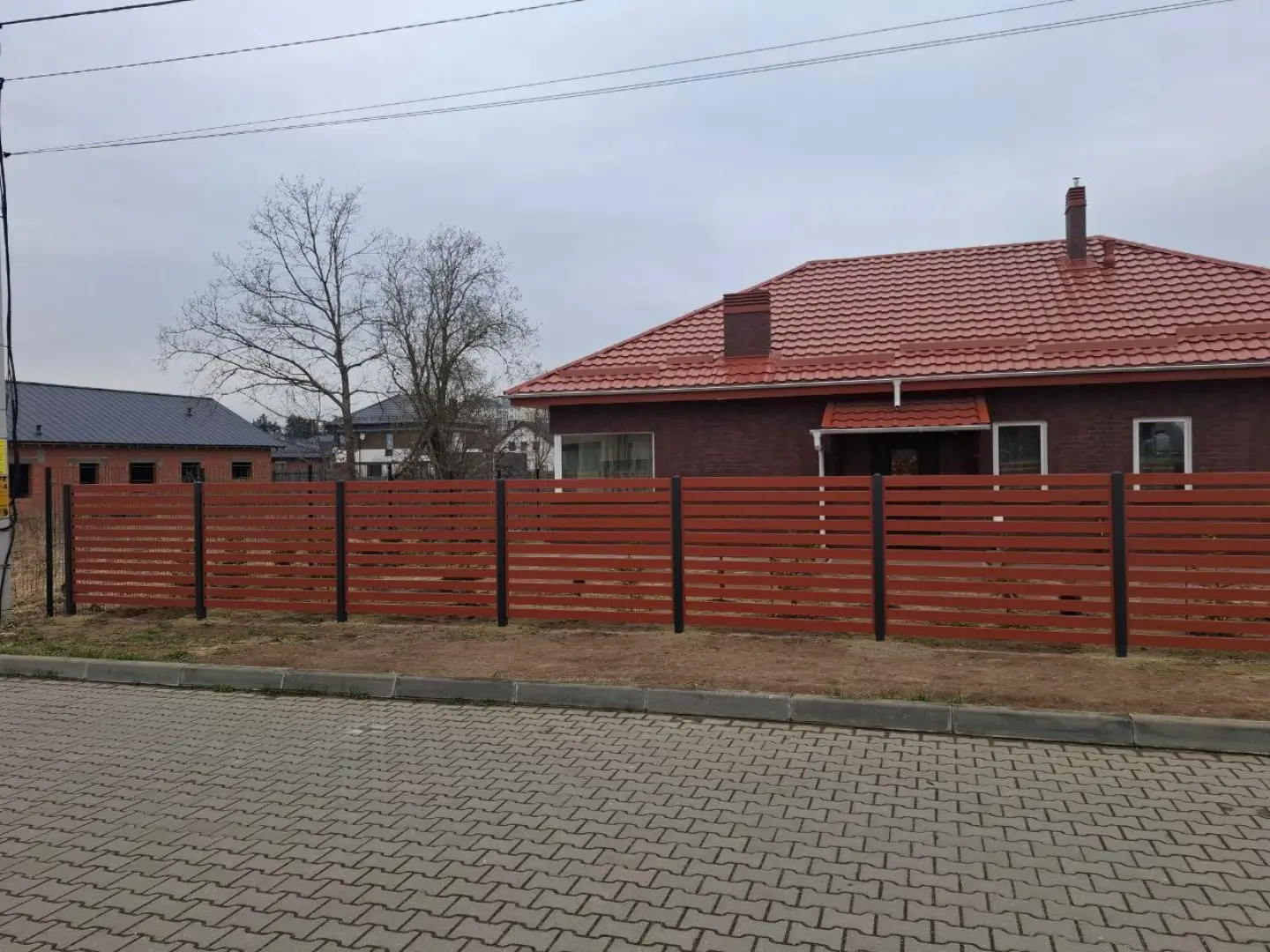 Забор-ранчо из металлопланкена 18м RAL8004 Терракотовый фото 3 в Жезказгане